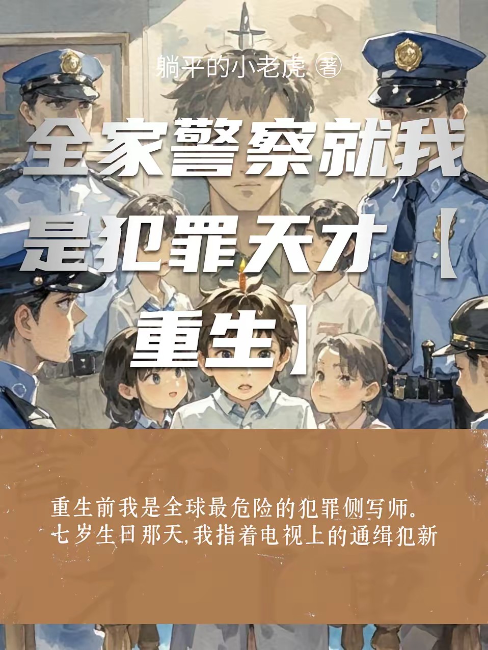 全家警察就我是犯罪天才【重生】 封面