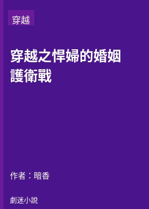 穿越之悍婦的婚姻護衛戰