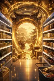 暴富很難？我的超市通古今！ 封面