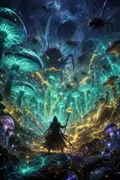 穿越後我靠蘑菇幹翻蟲子 封面